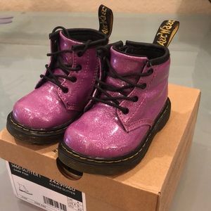 Baby girls glitter boots